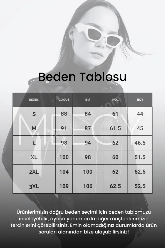 Kadın Krem Deri Ceket