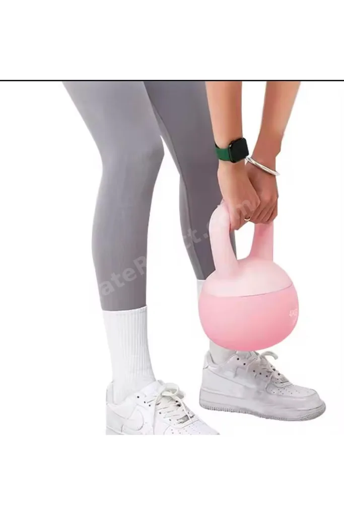 10 Kg Soft Kettlebell Yumuşak Tabanlı Metal Kumlu Ses Yapmaz Darbeye Dayanıklı