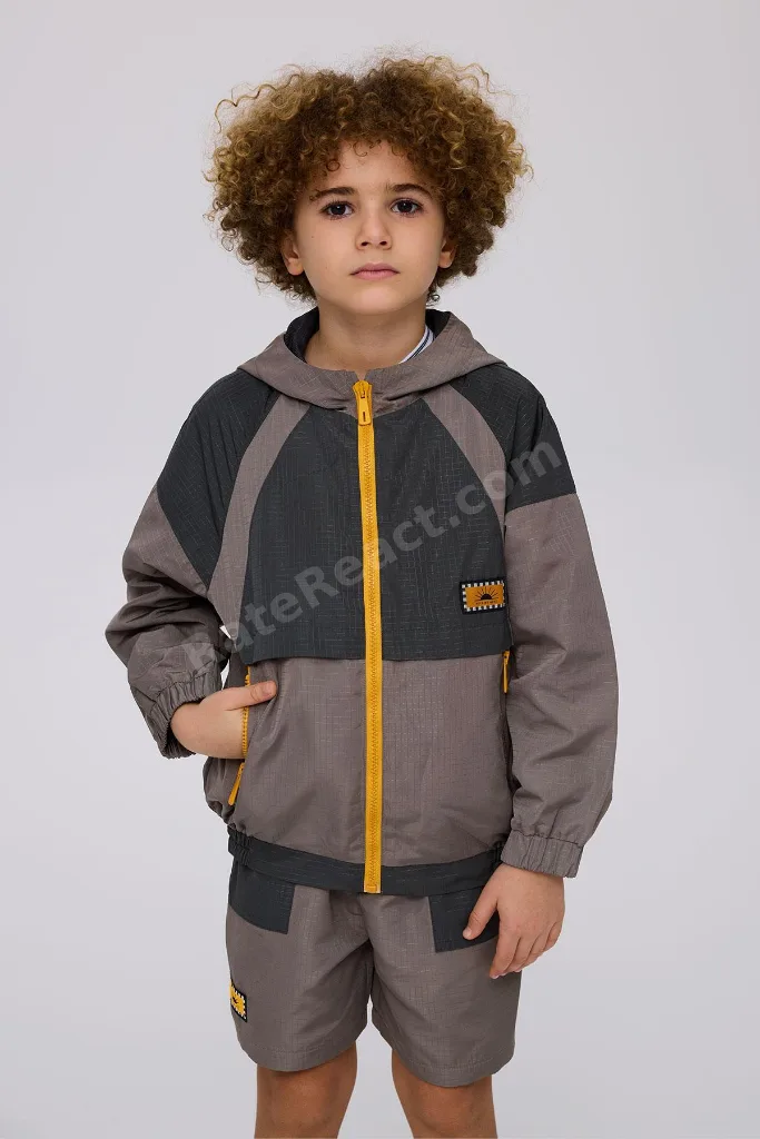 BG Store Erkek Çocuk Antrasit Yağmurluk