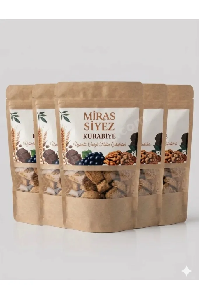 Siyez Kurabiye 100gr 5’li paket