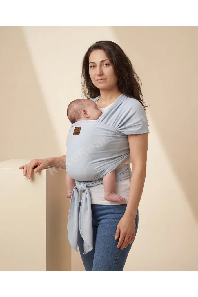 Bebek Taşıma Şalı Baby Sling Wrap %100 Pamuk Yenidoğan Ergonomik Taşıyıcı