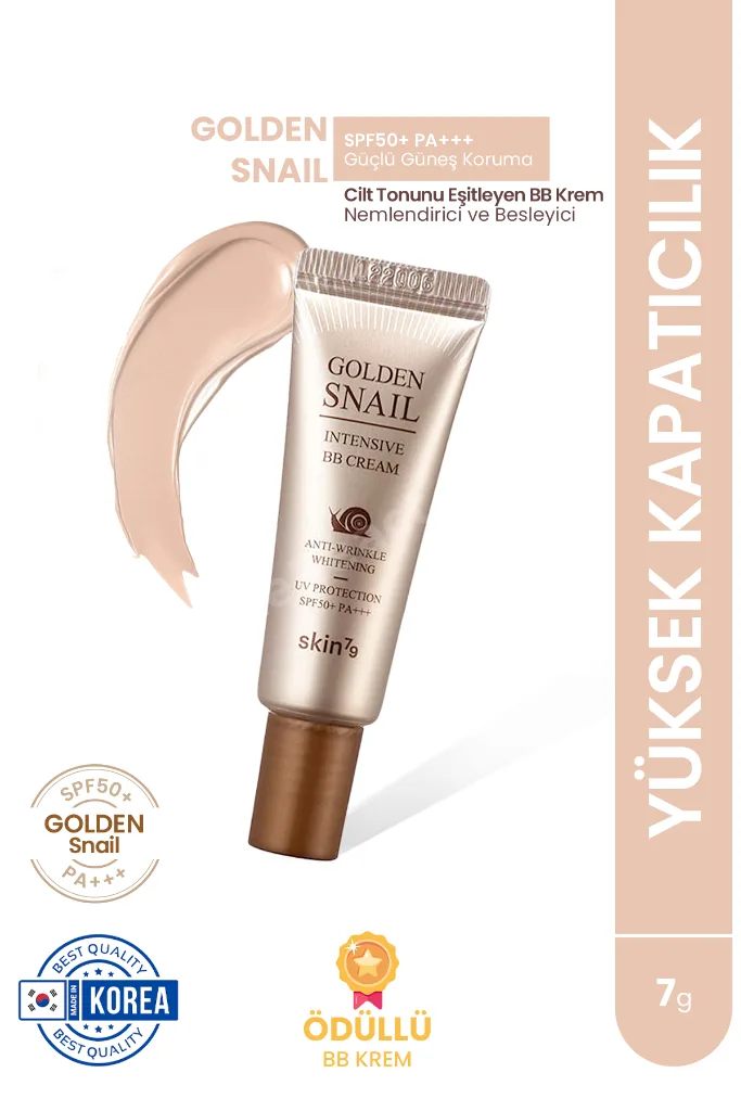 Golden Snail Intensive Bb Cream Spf Pa Nemlendirici Ve Besleyici Cilt Tonunu Eşitleyen Bb Krem-7g