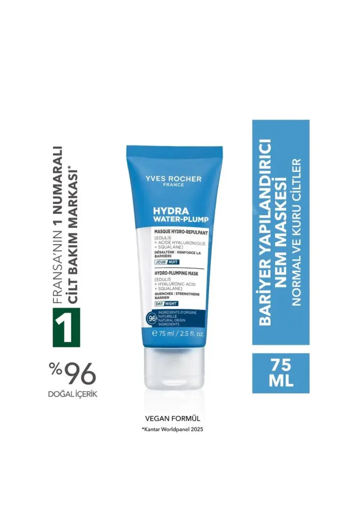 Nem Maskesi - Normal ve Kuru Ciltler- Hydra Water Plump Nemlendirici Botanik Kompleks