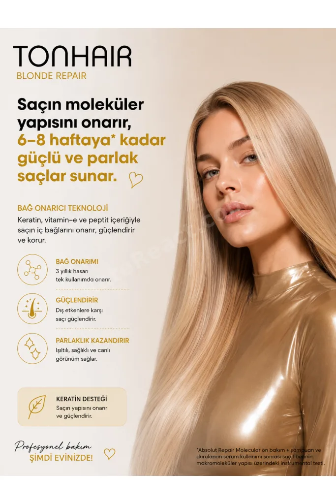 Tonhair Blonde Repair Onarıcı Bakım Kremi