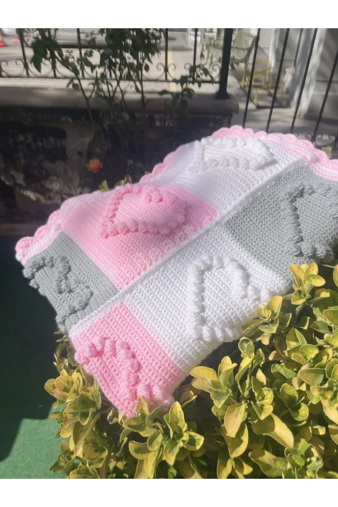 El Örgüsü Bebek Battaniyesi