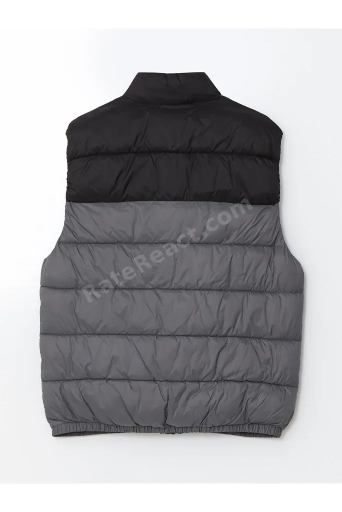 Timeless Clothing & Zamansız Seçimler Dar Kalıp Hakim Roba Yaka Erkek Şişme Yelek