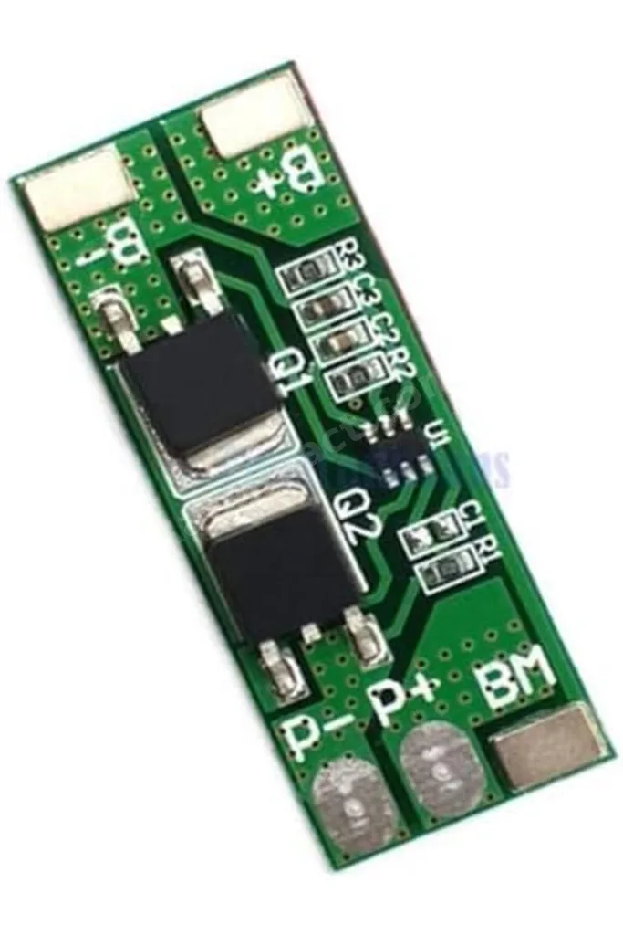 Sanec Bms 2S 8A Li-Ion 6.4V 8.4V Yeşil Vida Konnektörlü 8 Amps 2 Pol 41Mm 3.5Mm