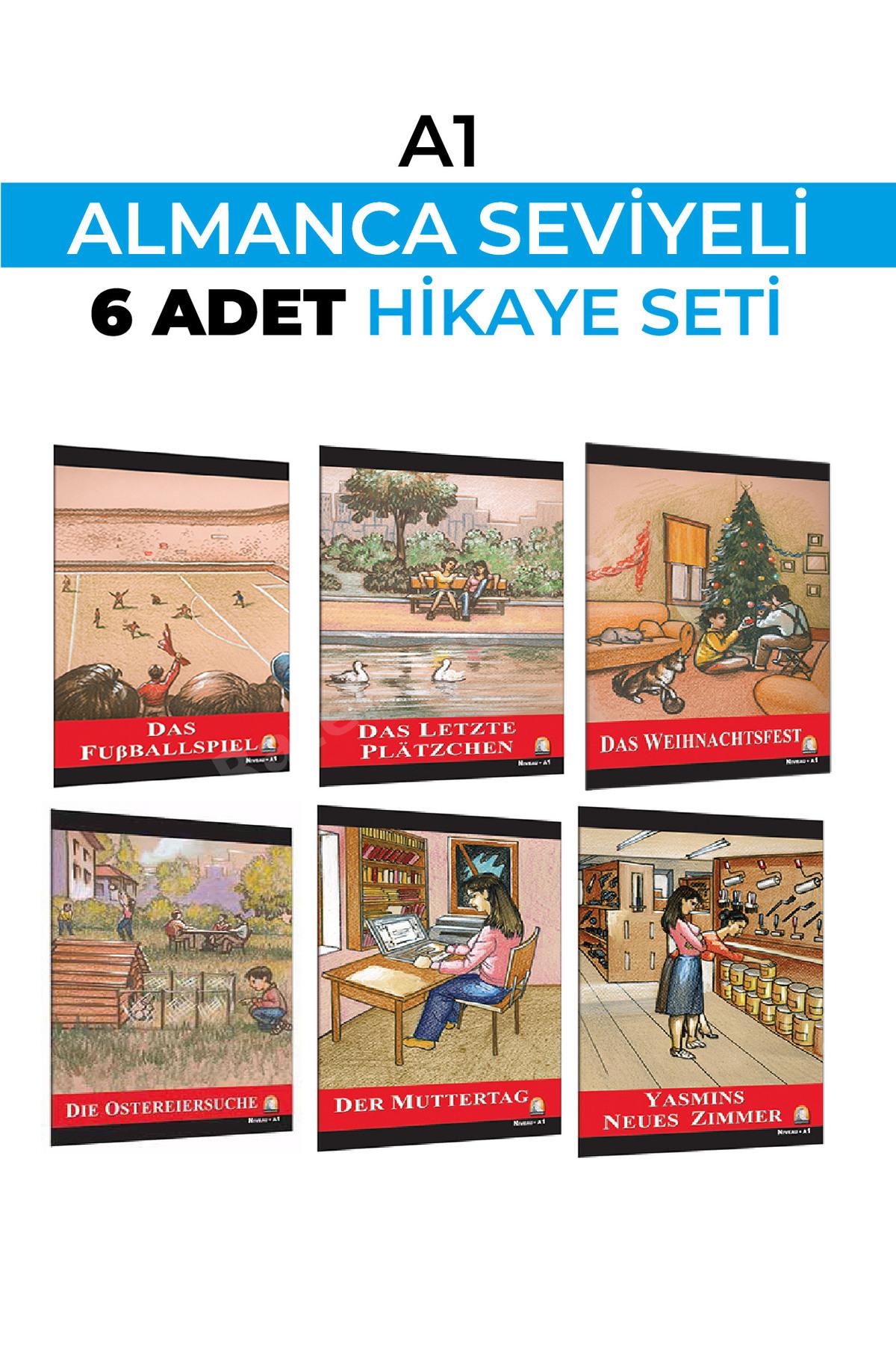 ALMANCA HİKAYE , A1 SEVİYESİ 6 LI SET, (KARAKOT OKUMALIDIR) ,