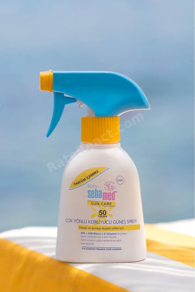 Baby SPF 50+%98 UVA Korumalı UVB Filtreli Çok Yönlü Koruyucu Bebek Güneş Spreyi 200 ML (Parfümsüz)