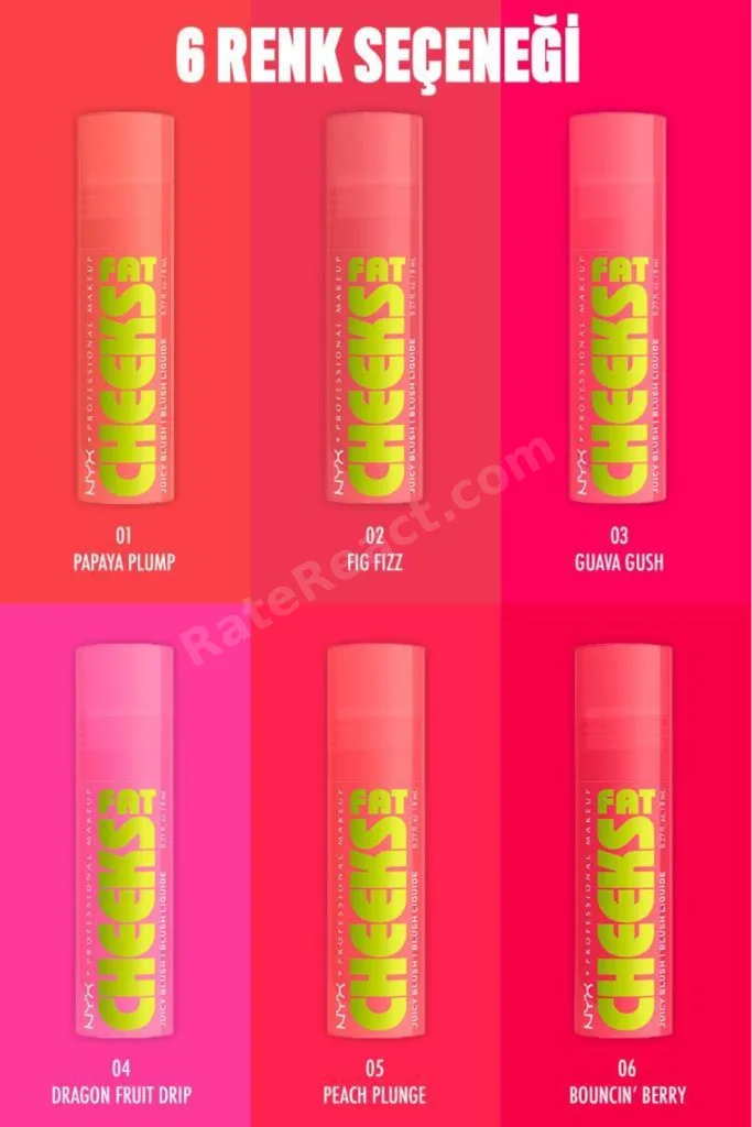 Fat Cheeks Islak Bitişli Likit Allık - 3 Guava Gush