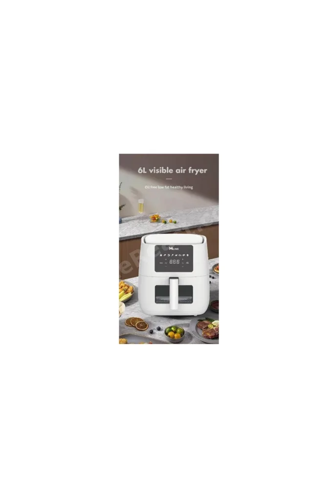 6litre Airfryer Dijital Dokunmatik Ekran Fritöz