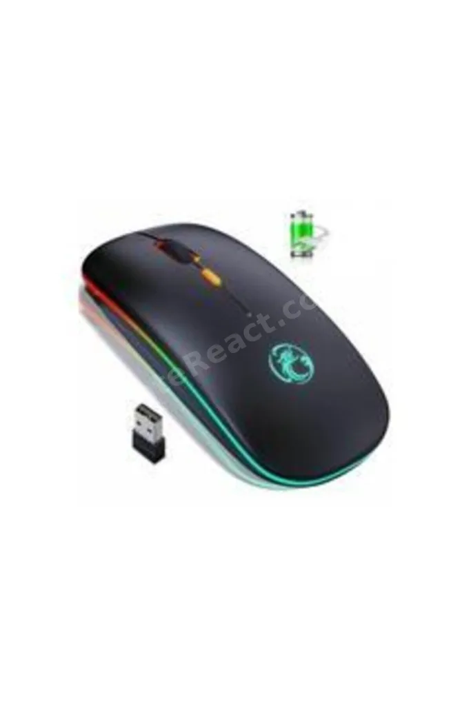 Imıce Mouse Şarj Edilebilir, Kablosuz Optik Mouse 2.4 Ghz E-1300