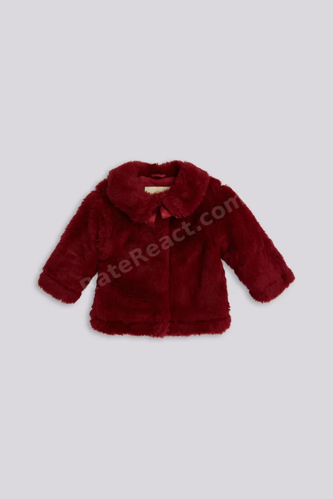 BG Store Kız Bebek Kırmızı Ceket