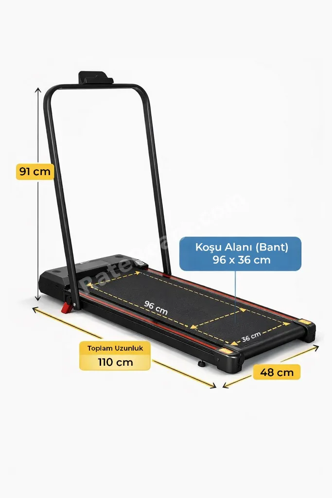 Bluetoothlu Uzaktan Kumandalı Portatif Yürüme Ve Koşu Bandı RL-890