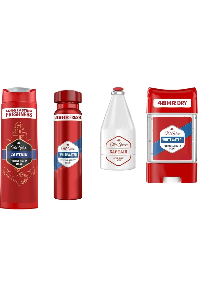 White Water Deodorant Captain Tıraş Losyonu Captain Duş Jeli Koltuk Altı Jeli Seti