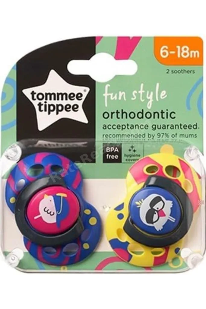 TTKTEKNOLOJİ Tommee Tippee Fun Style Emzik 2 Adet - 6-18 Ay TTKTEKNOLOJİ 2026 395519