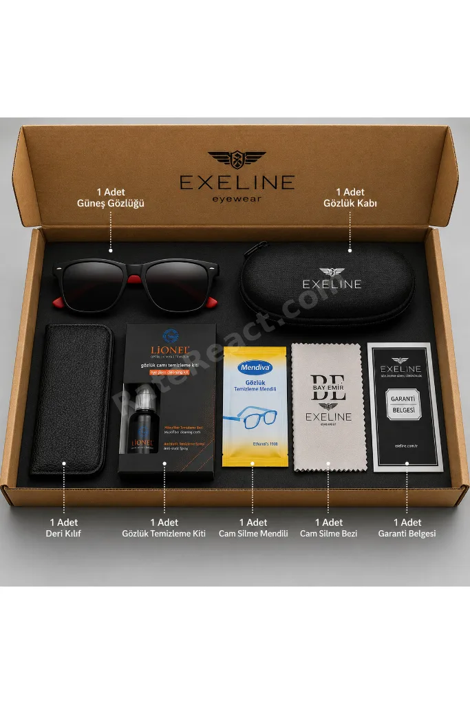 COL 119 Yeni Premium Seri Rb Model Polarize Erkek Güneş Gözlüğü-Polarize-UV400-Anti Refle 3 lü Korum