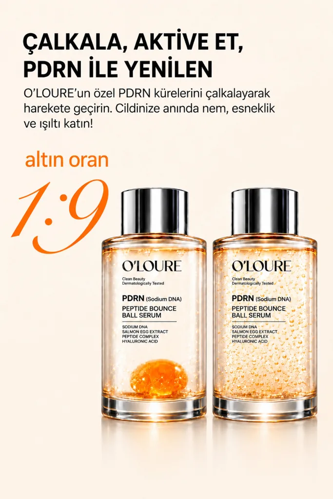 PDRN SOMON DNA Peptide Bounce Ball Yenileyici ve Sıkılaştırıcı Cilt Serumu 30 ml