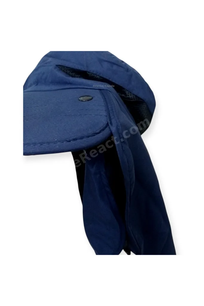 UV Korumalı Sök Tak Maskeli Unisex Enseli Güneş Şapka Sinek Koruyucu Tarla Balıkçı Kamp Outdoor Plaj