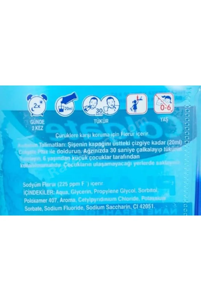 TTKTEKNOLOJİ Plax Ağız Bakım Suyu Nane Ferahlığı, Mavi, 250 ml TTKTEKNOLOJİ 2026 395519