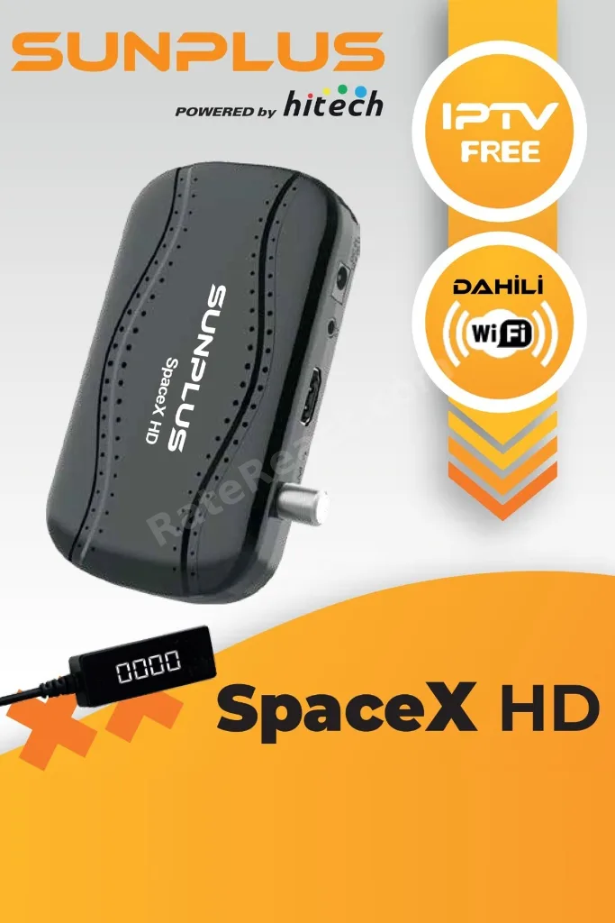 Spacex Çanaklı-Çanaksız Dahili Wi-fi Full Hd Sinema Paketili Uydu Alıcısı