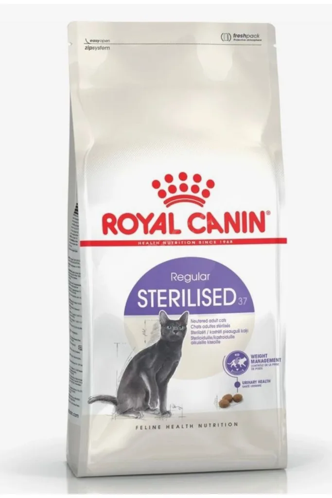 Sterilised 37 Kısırlaştırılmış Yetişkin Kedi Maması 4 Kg