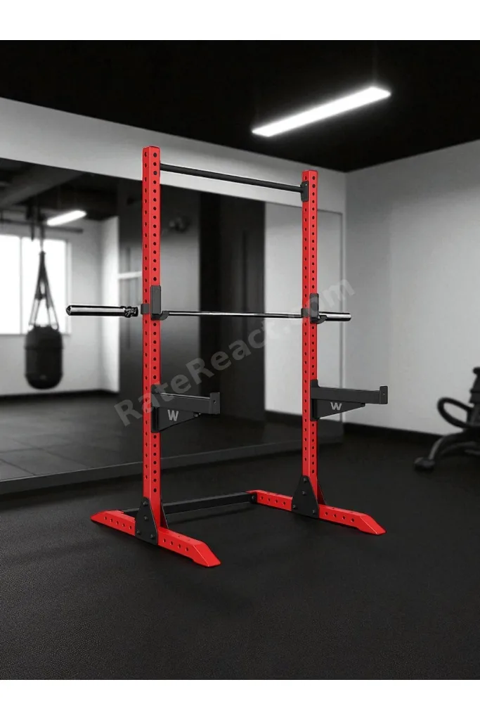 PRO Squat Stand – Bench Press & Barfix Kullanımına Uygun (J-Cups + Emniyet Kolları Dahil)