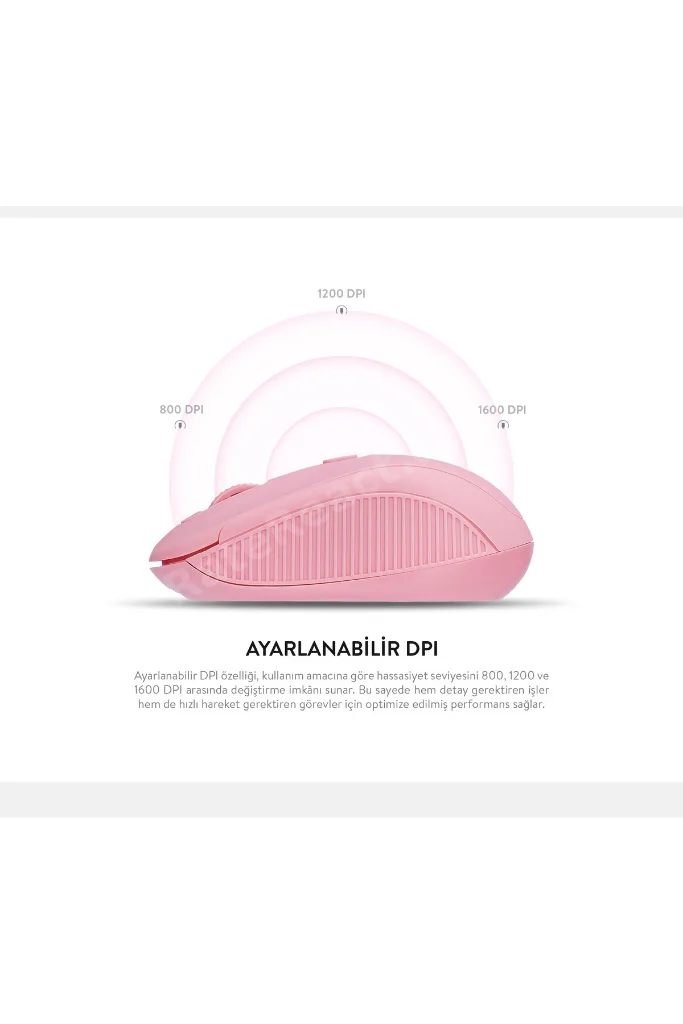 Rose Gold 4d Optik Süper Sessiz Aalkalin Pil Kablosuz Usb Alıcılı Mouse