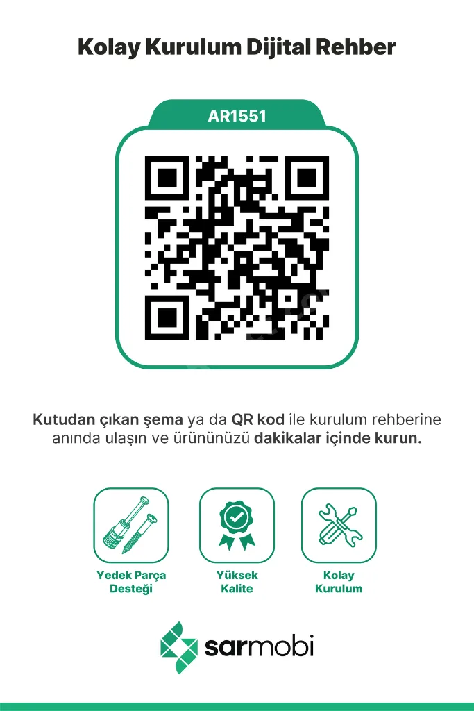 Arden 5 Çekmeceli Şifonyer/Çamaşırlık 50x105x40 cm Antrasit – Modern Tasarım