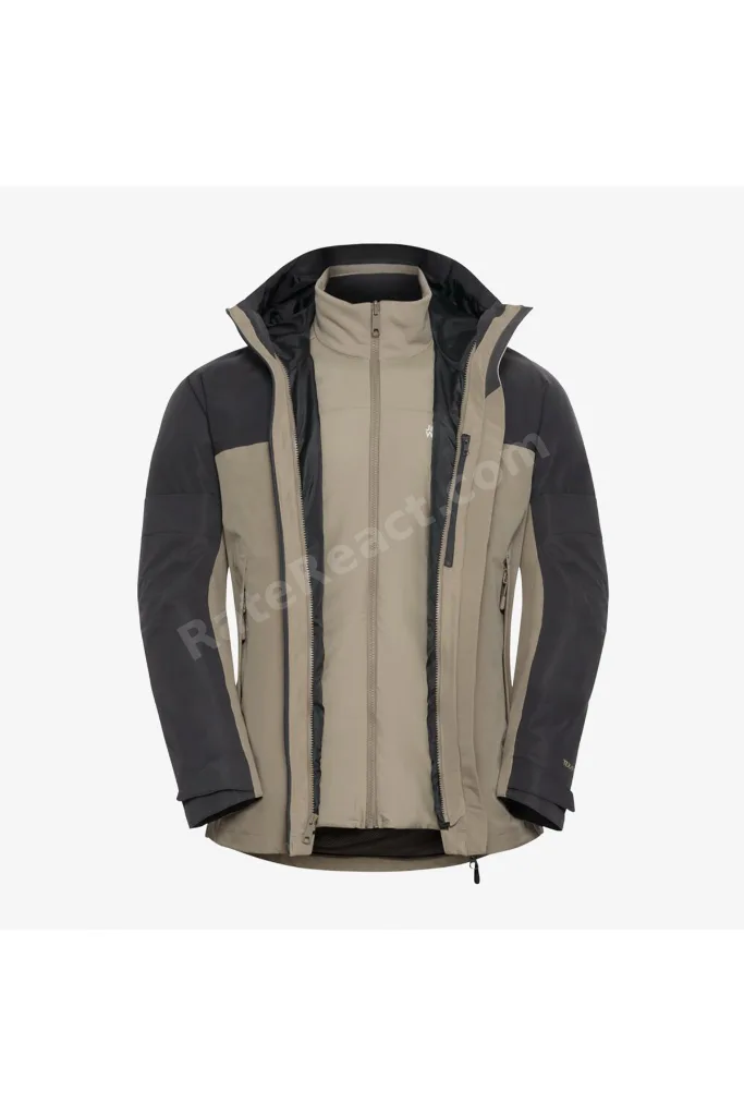 Wild Places 3in1 Erkek Krem Outdoor Ceket