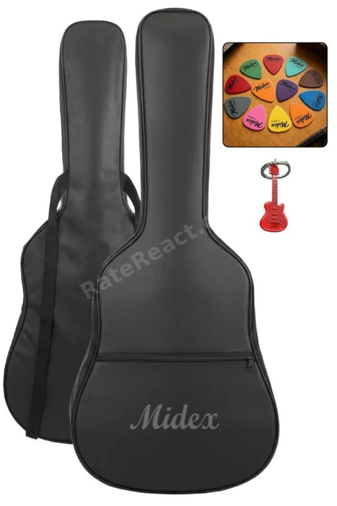 GK-40K Klasik Gitar Çantası Kaliteli Siyah Kılıf