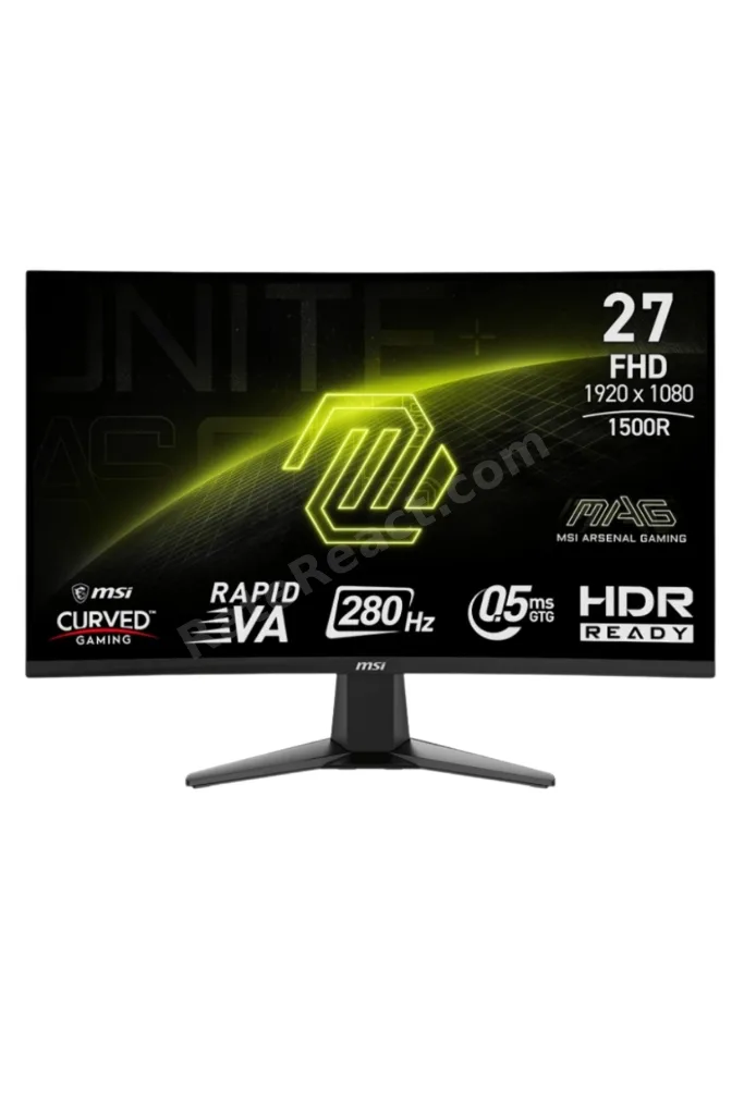 MAG 276CXF 27″ 280Hz 0.5ms AdaptiveSync FHD VA Curved (Oyuncu) Monitör