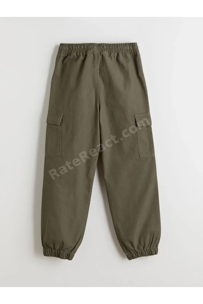 Haki Regular Fit Erkek Çocuk Jogger Pantolon