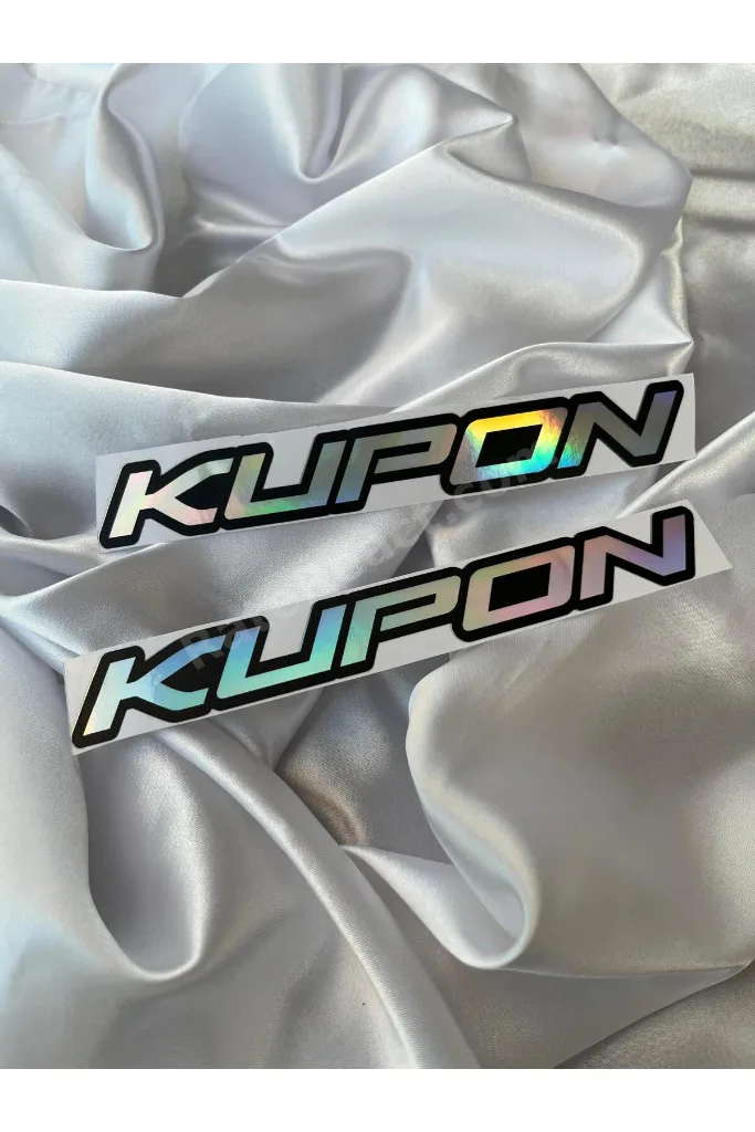 KUPON HOLOGRAM STİCKER 2 ADET OTO MOTO AKSESUAR
