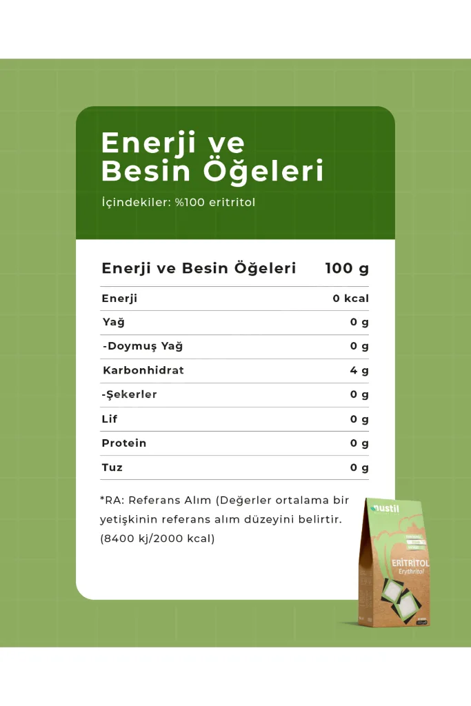 Eritritol (erythritol) 250 Gr X3