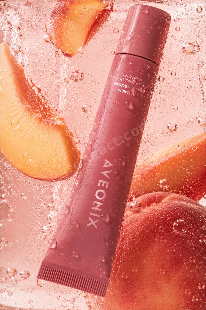 Cam Görünümlü Dudak Parlatıcısı Lip Balm Peachy Sugar | Yoğun Nem | E Vitamini & Peptide