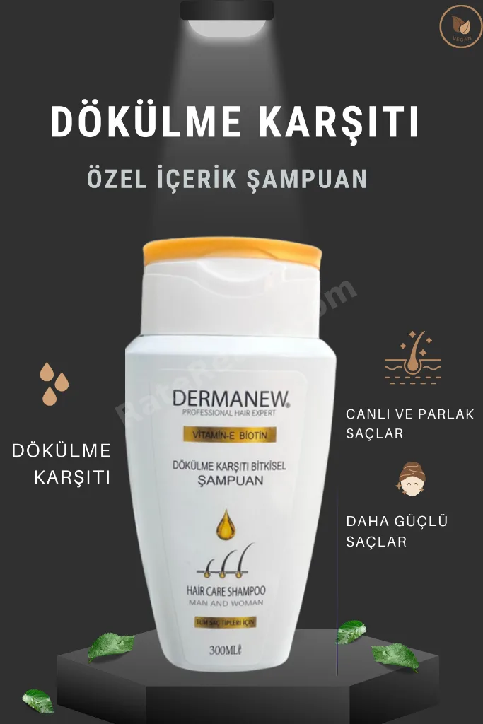 Dermanew Dökülme Karşıtı Kadın Ve Erkek Özel İçerik Şampuan