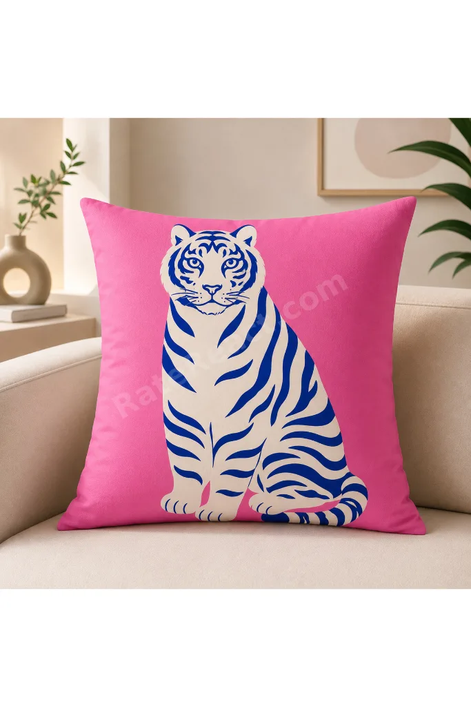 Pink Blue Deniz Temalı Kırlent Kılıfı Seti, Modern Marine Dekoratif Yastık Kılıfı(ÇİFT TARAFLI)
