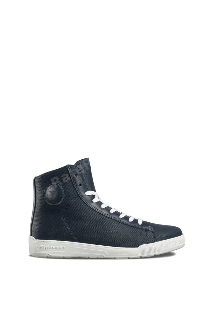 Grid Sneakers Yazlık Motosiklet Botu Mavi