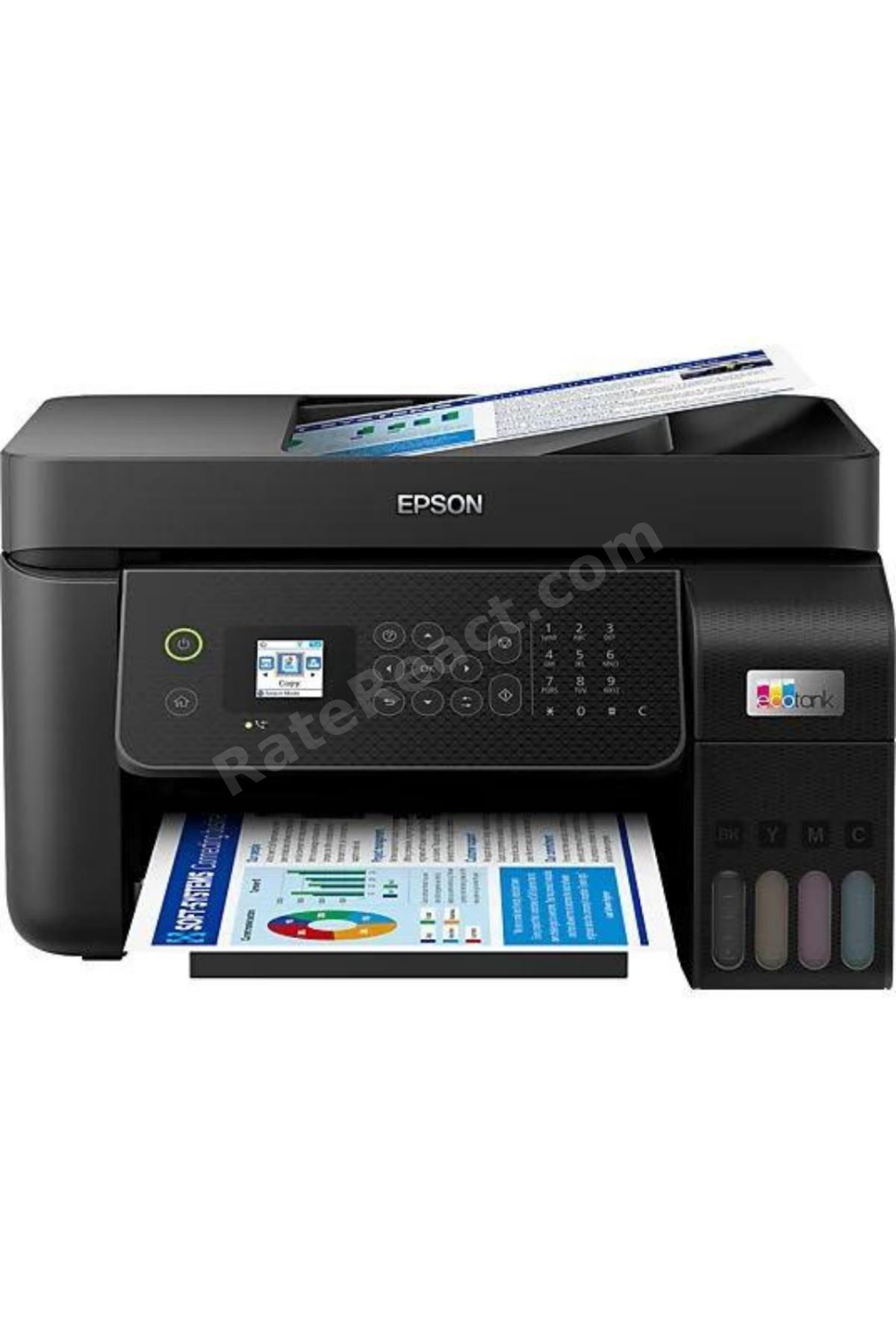 EcoTank L5290 Yaz+Tara+Fot+Faks+Wi-Fi Direct Tanklı Yazıcı