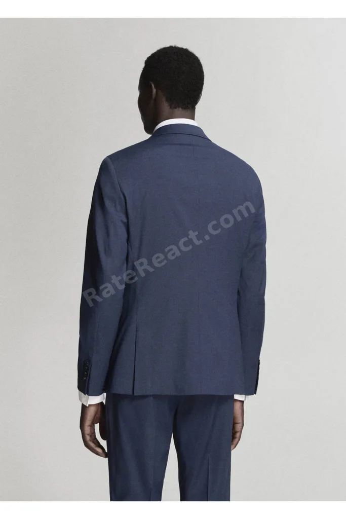 Streç kumaştan süper dar kesim blazer ceket