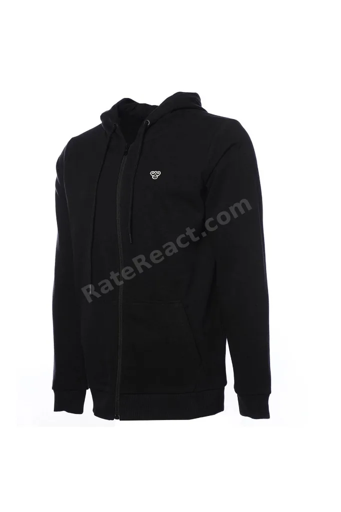 T-IC ICO Fermuarlı Siyah Erkek Sweatshirt 921836-2001