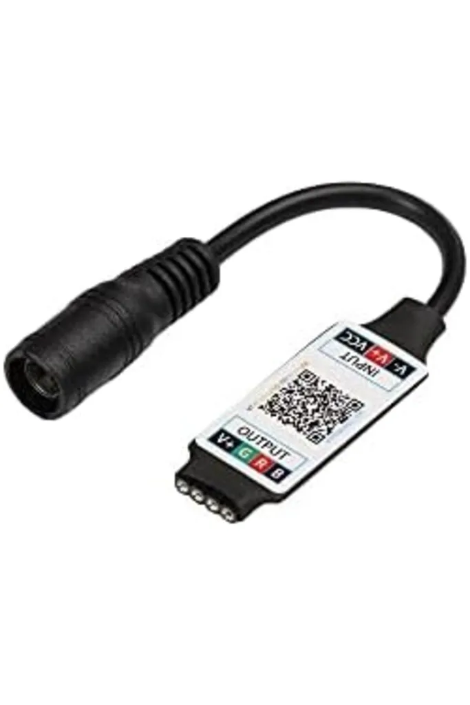 meala kozmetık store Rgb Şerit Led Kontrol Cihazları - Bluetooth, Sese ve Müziğe Duyarlı, 24 Tuşlu -