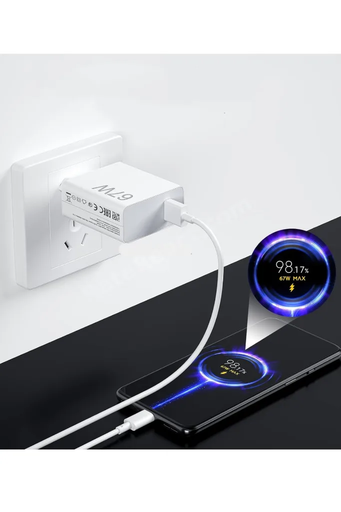 Type-c 67 Watt Turbo Hızlı Şarj Aleti Xiaomi,realme,oppo (67w Destekleyen Type-c Cihazlar)