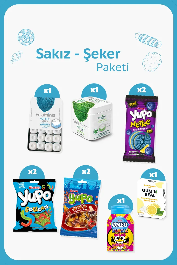 Sakız - Şeker En Sevilenler Paketi