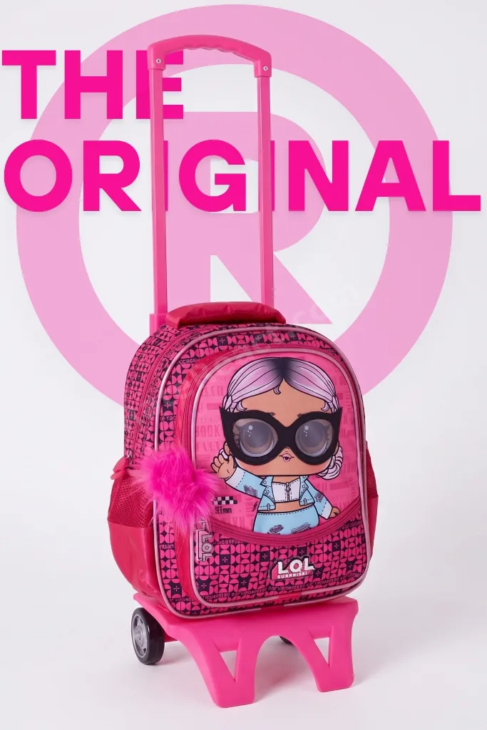 LOL Surprise BB Air Lisanslı Çıkarılabilir Çekçekli Kız Çocuk Okul Çantası 2183