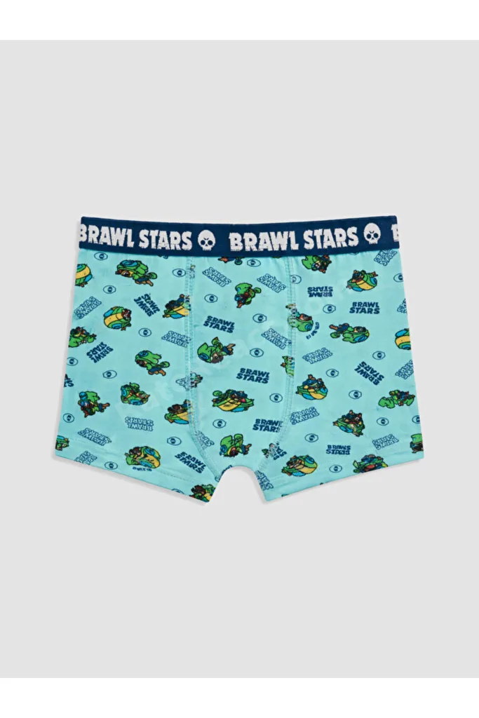 UZG STORE'Den Stil Sahiplerine Brawl Stars Baskılı Erkek Çocuk Boxer 3'lü
