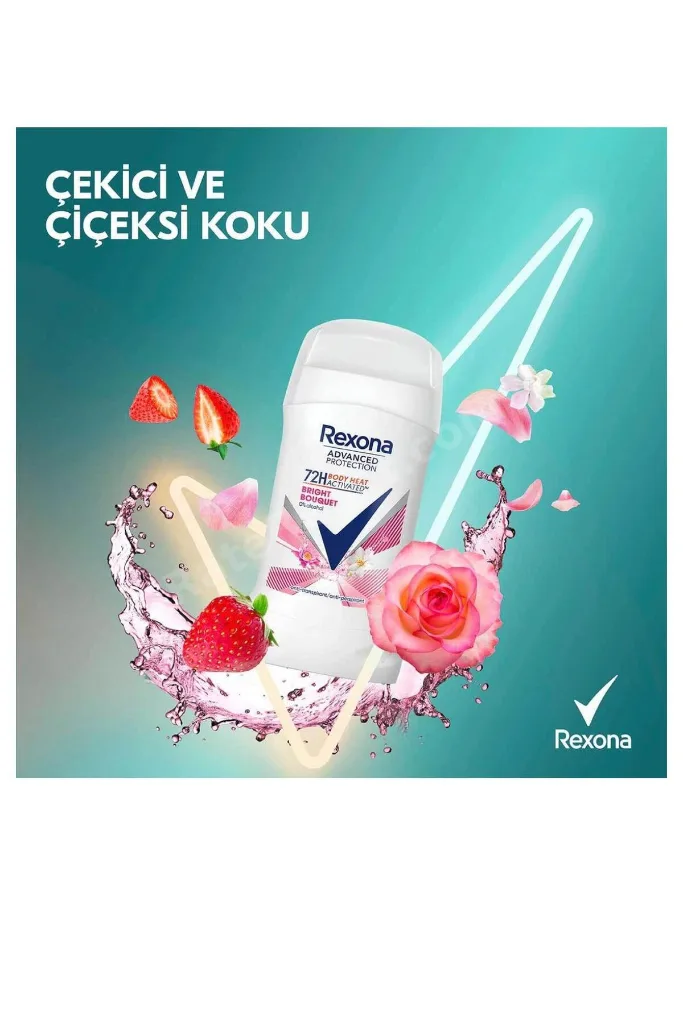 Kadın Stick Rexona Deodorant Bright Bouquet Advanced Protection 50 ml 2 ADET