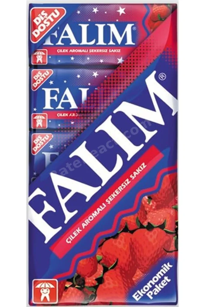 meala kozmetık store 5'li Çilekli Şekersiz Sakız 35 gr 2026 919086