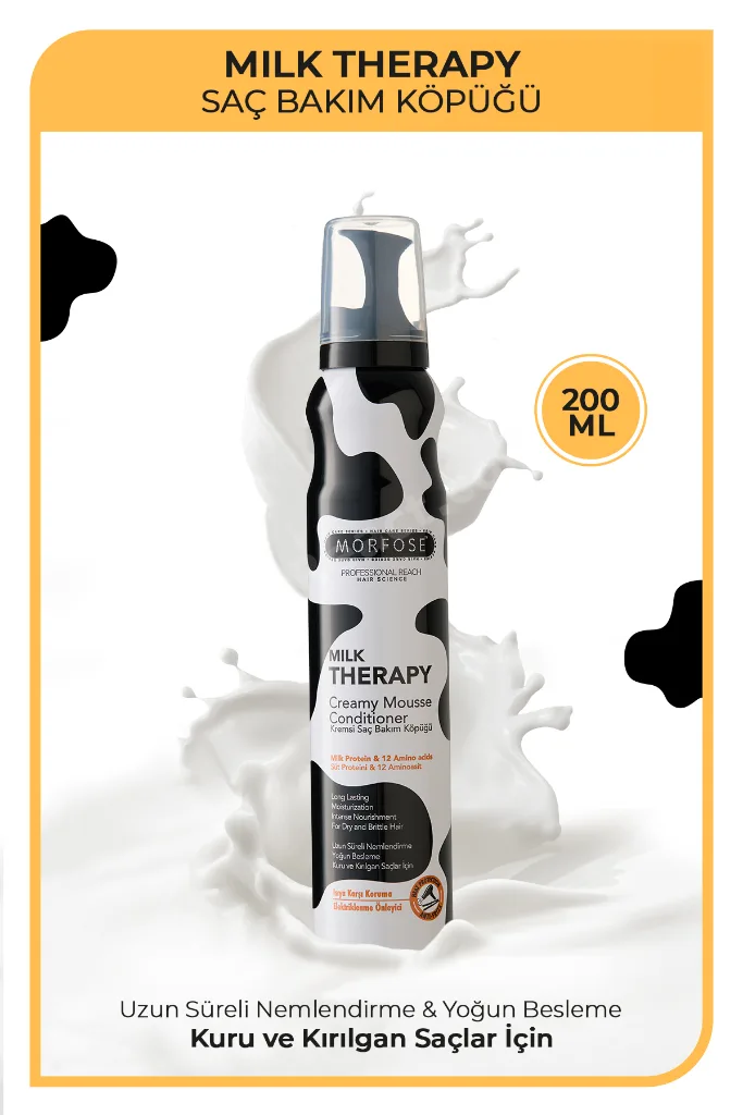 Milk Therapy Köpük 200 ml - Kolay Şekillendirme, Nemlendirme